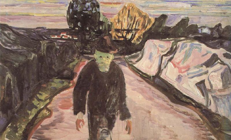Edvard Munch Murderer oil painting picture